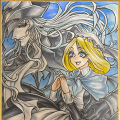 ゴースト＆レディ グレイ フロー キャラファインボード ゴーストアンドレディ ゴースト＆レディ グレイ フロー キャラファインボード ゴースト