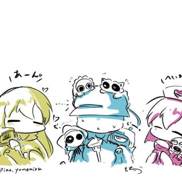 3色もち(っ ॑꒳ ॑c)ﾓﾁさんの投稿 - よそ宅夢と一緒絵 #PPT夢 #PPT夢