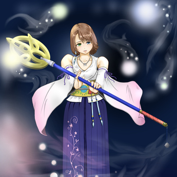 【専用オーダー】ユウナ2枚.手描きイラスト Art)(箔押し)Yuna, Hope of Spira【BIGWEB | MTG】日本最大級の
