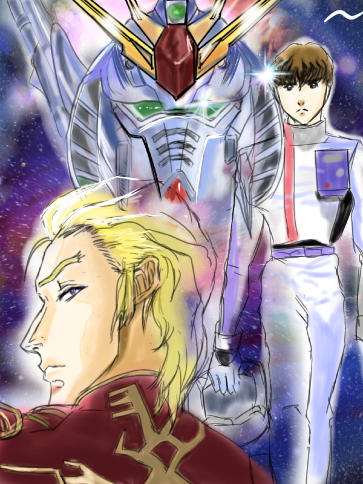逆襲のシャア Pixiv Sketch