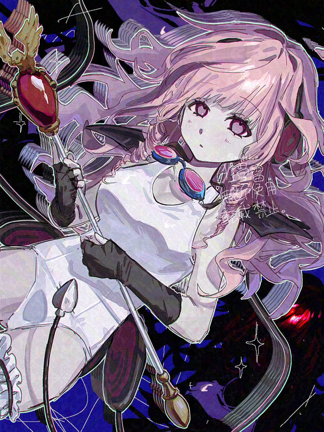 創作　オリジナル 手描きイラスト 【人形様】 創作 オリジナル 手描きイラスト 【人形様】 創作 オリジナル 手描き