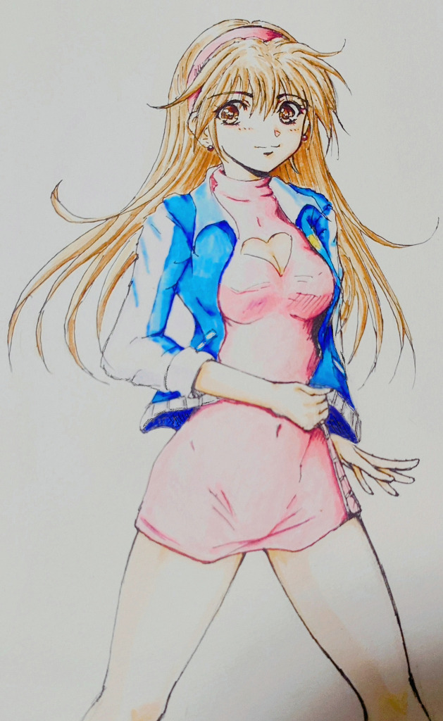 燐】手描きイラスト*サイバーフォーミュラ「菅生あすか」* A4 コミック