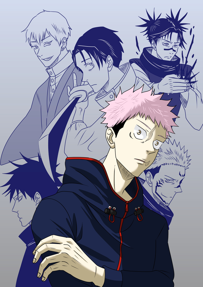 両面宿儺 - pixiv Sketch