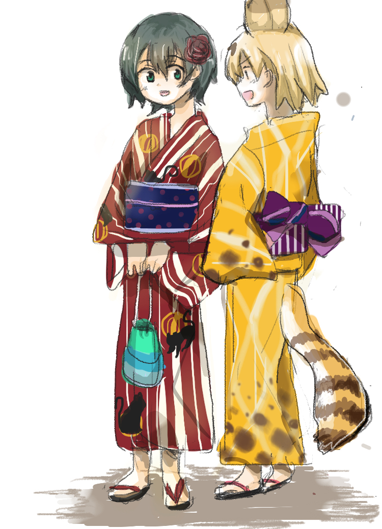 #けものフレンズ #浴衣