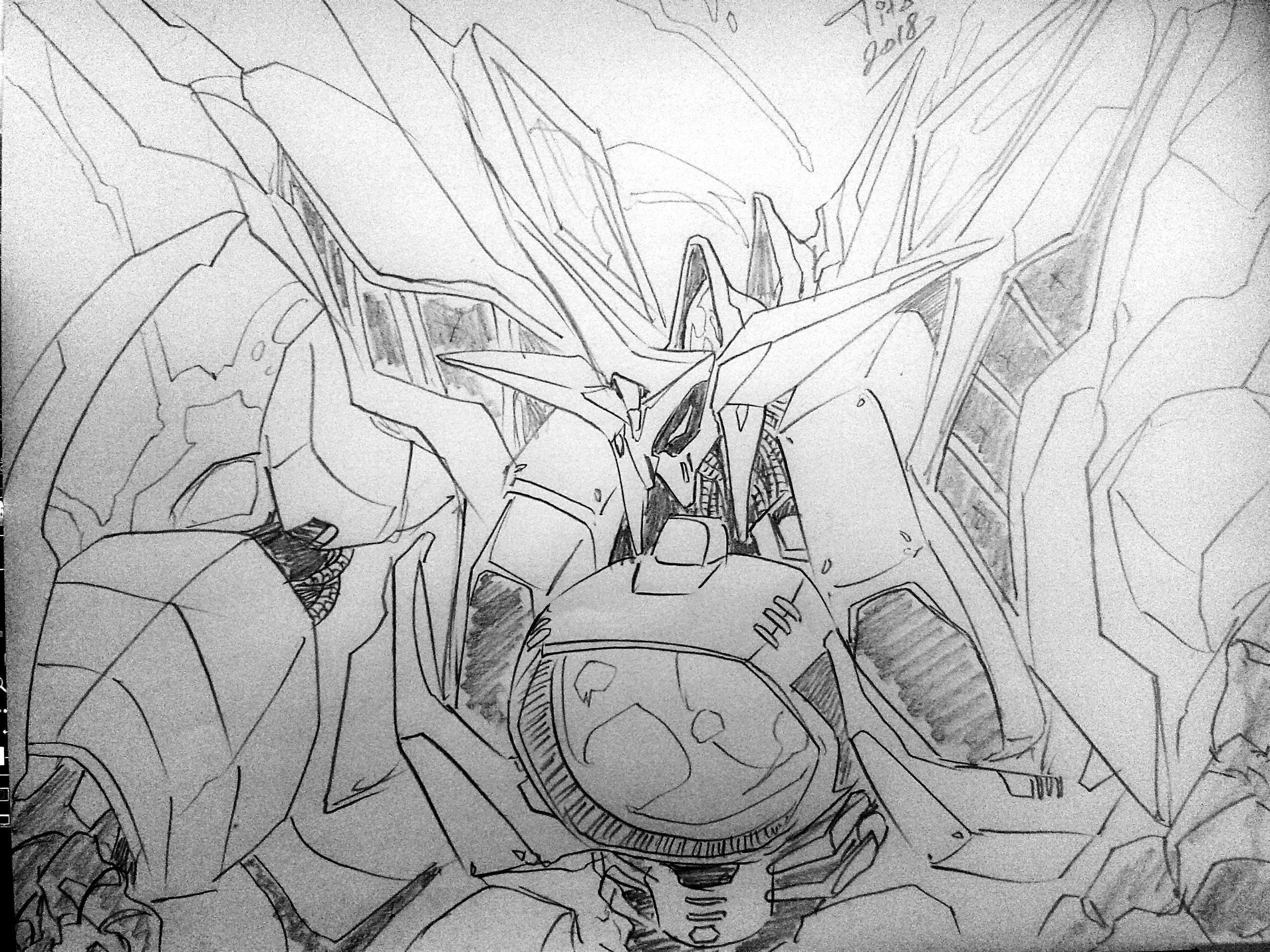 Sketch 冥王計画 原画 動画 genga アニメ ゼオライマー 冥王計画 