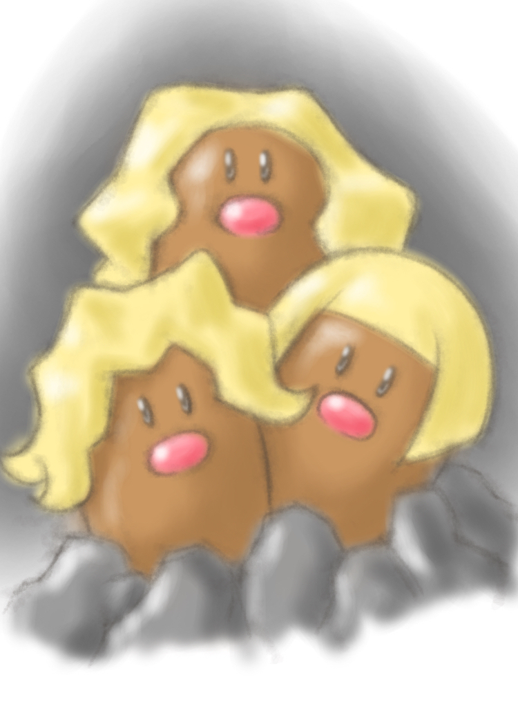 ダグトリオ Pixiv Sketch