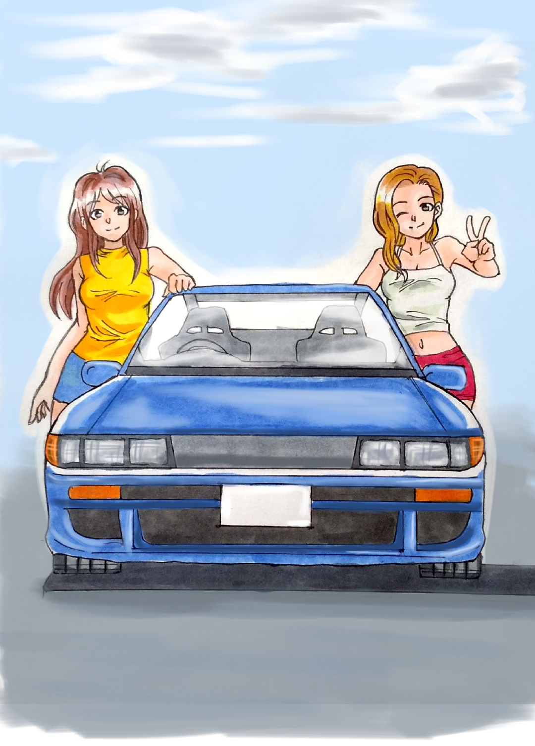 ラジコン　頭文字Ｄ Ｓ13 佐藤真子　シルエイティ　真子&沙雪　タイヨー ラジコン 頭文字D S13 佐藤真子 シルエイティ 真子&沙雪 タイヨー