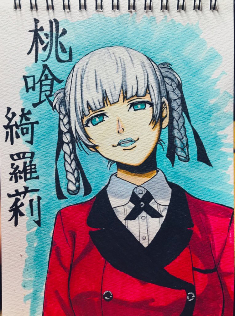 【のぼたん♡7月前発送不可】賭ケグルイ［３巻］桃喰綺羅莉 イラストペーパー 賭ケグルイ とらのあな 特典 イラストカード 桃喰綺羅莉 - メルカリ