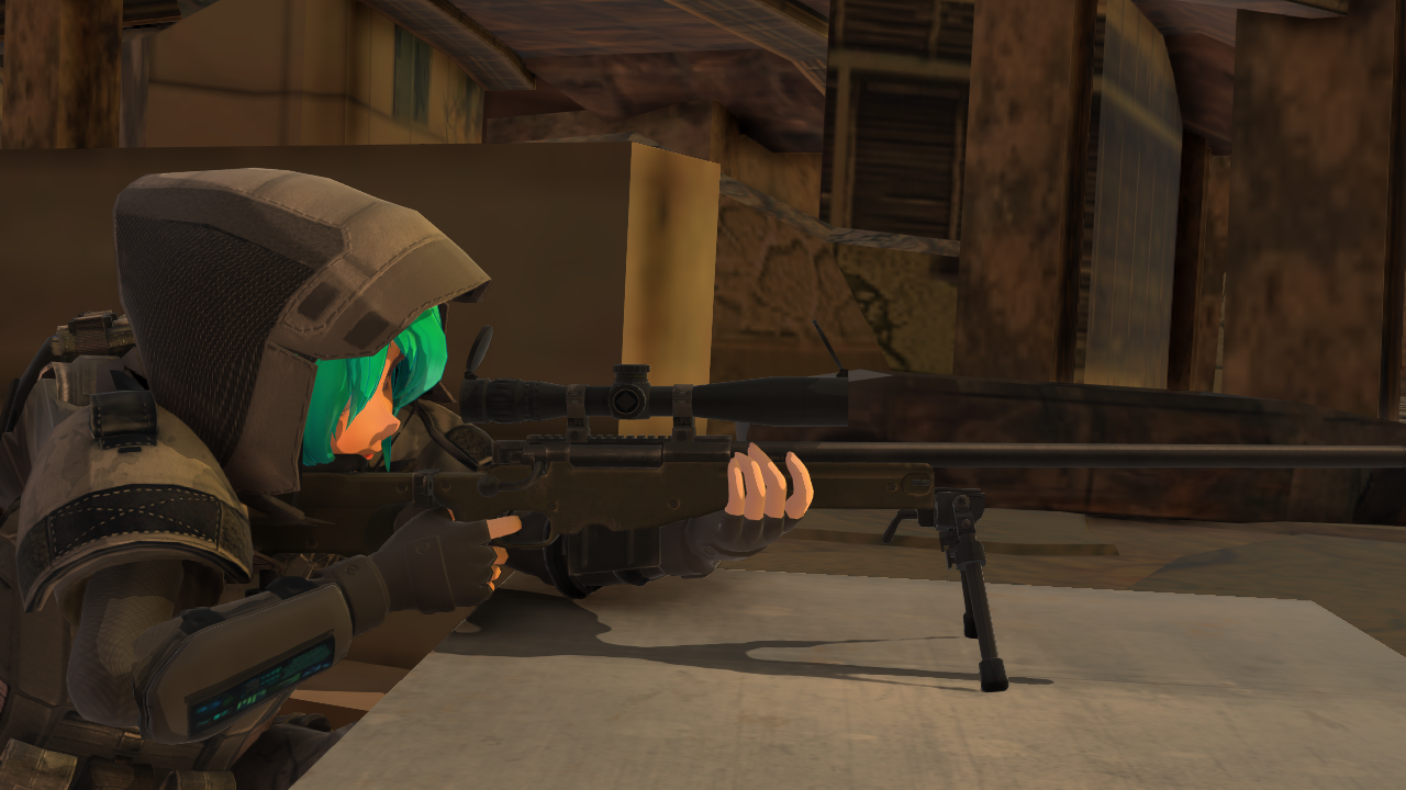 スナイパーライフル Pixiv Sketch