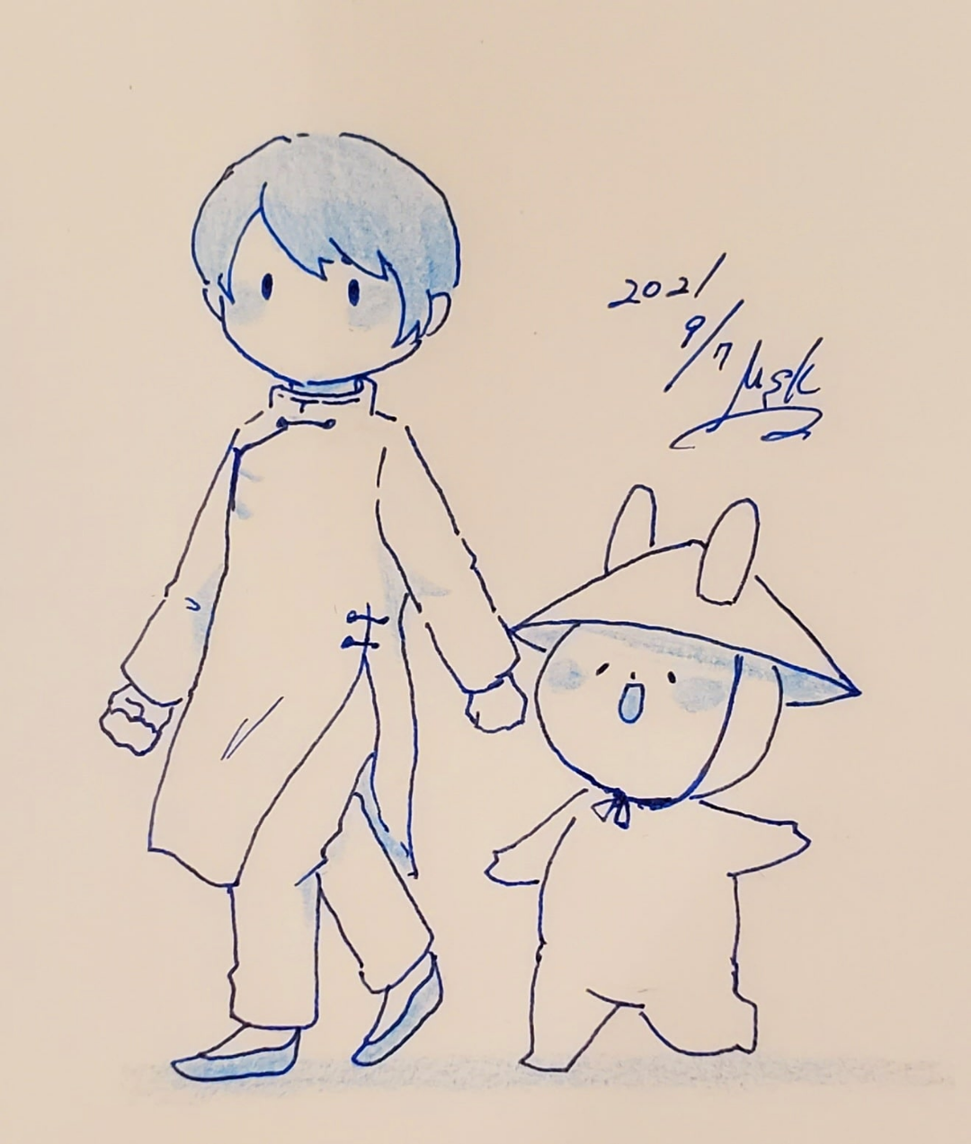 アオザイ Pixiv Sketch