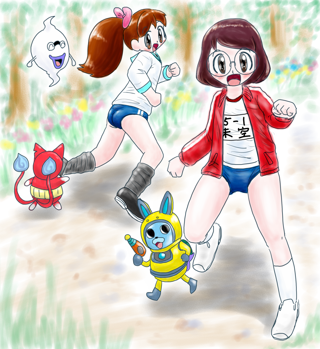 フミ ちゃん イラスト